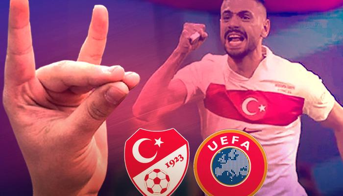 SONDAKİKA | Merih Demiral'ın bozkurt işareti! UEFA soruşturma başlatmıştı, TFF savunma dosyasını gönderdi