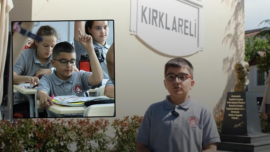 Sosyal medyanın konuştuğu yetenek! Akıcı İngilizcesiyle Kırklareli'ni tanıttı, birinci oldu