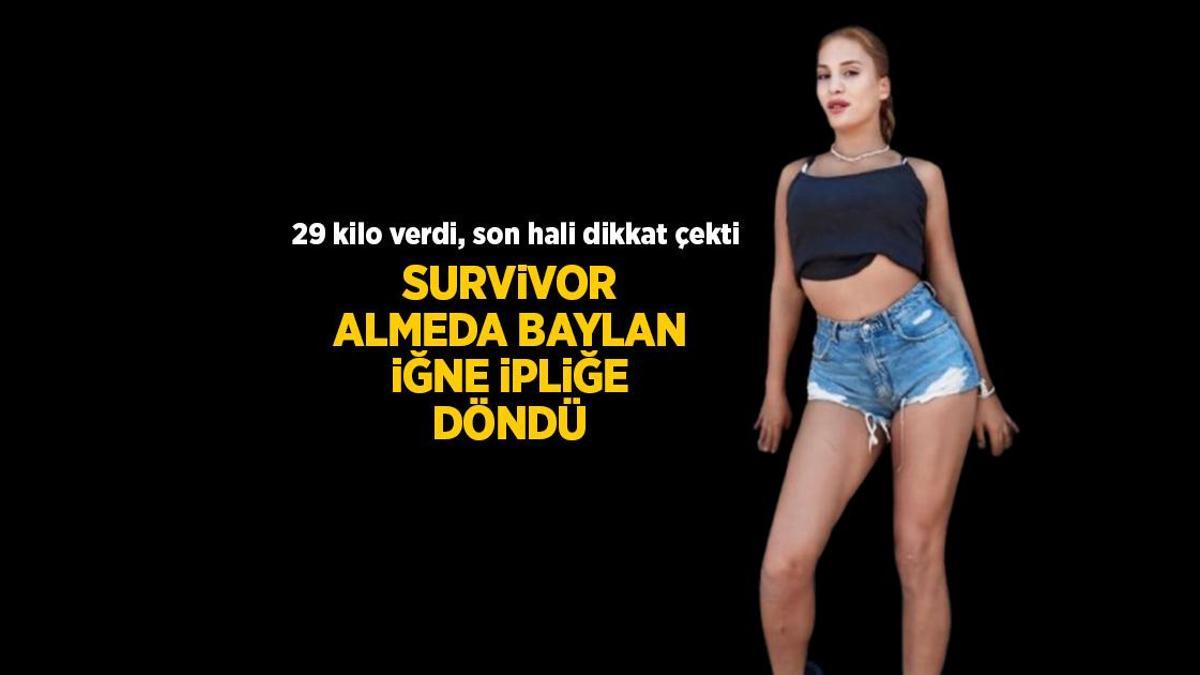 Survivor haberleri: Survivor'da diskalifiye edilen Almeda Baylan 29 kilo verdi! İşte son hali...