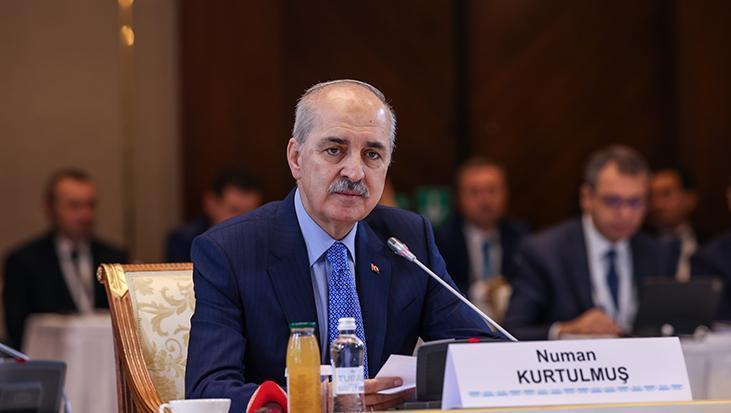 TBMM Başkanı Kurtulmuş: Bölgemizde barışın hüküm sürmesi için yılmadan çalışacağız