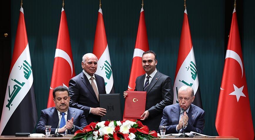 Türkiye ile Irak arasında 11 anlaşmaya imza atıldı