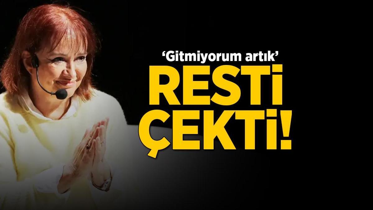 Usta sanatçı Müjde Ar resti çekti! 'Gitmiyorum artık'