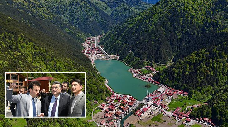 Uzungöl'de yoğun trafiğe otopark ve ring sistemi uygulaması