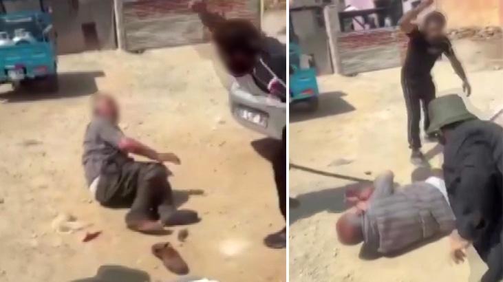 Yaşlı adama acımasız işkence: Kurban olayım yapma